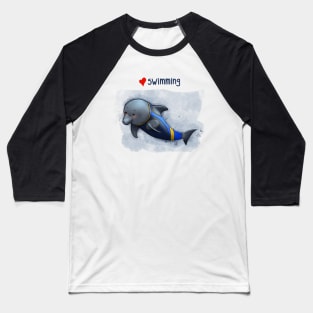 Love swimming Baseball T-Shirt